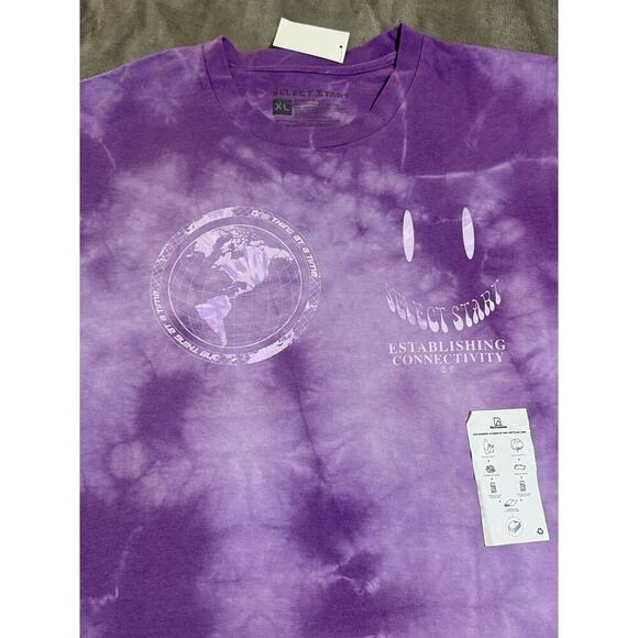 NWT Select Start UO SZ XL Purple Short Sleeve Crew Neck T-Shirt Tech Men Unisex - Picture 4 of 7
